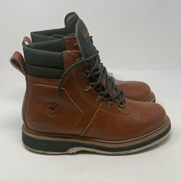 Hodgman Classic Wading Boots Mens 10 Brown Fly Fishing Felt Sole Waterproof - Picture 1 of 16